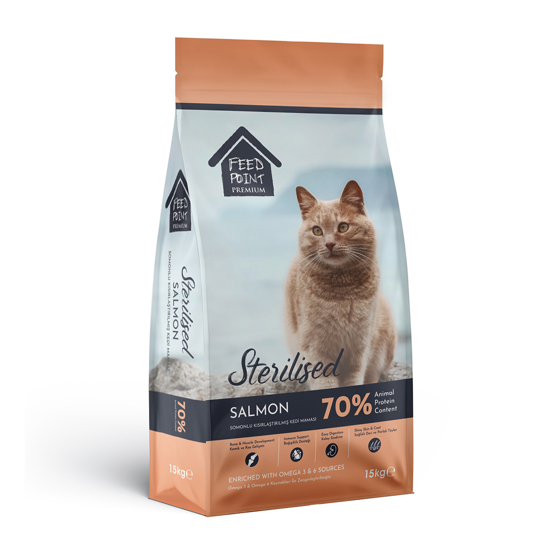 FeedPoint Sterilized Cat Food for Chubby Cats