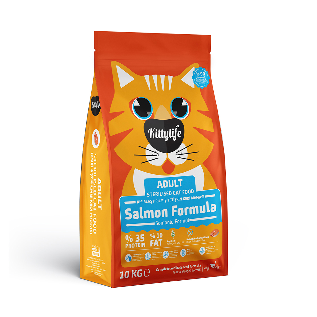 Kittylife Sterilized Salmon Cat Food