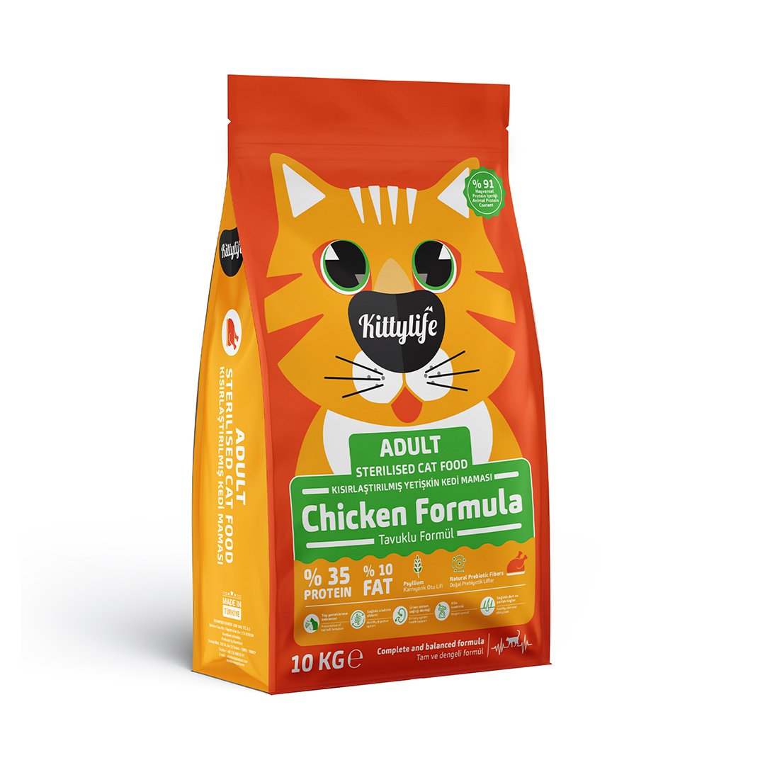 Kittylife Sterilized Chicken Cat Food